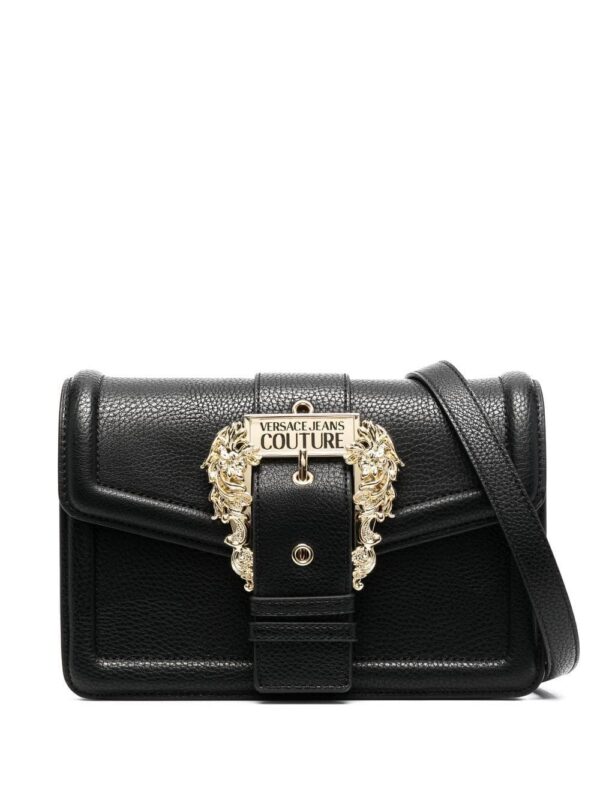 Versace Jeans Couture Baroque-buckle shoulder bag