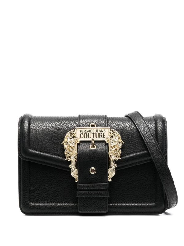 19602233_43829237_1000.jpg Versace Jeans Couture Baroque-buckle shoulder bag