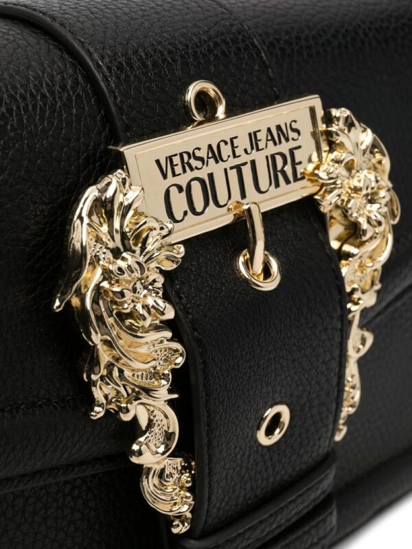 19602233_43830298_1000.jpg Versace Jeans Couture Baroque-buckle shoulder bag