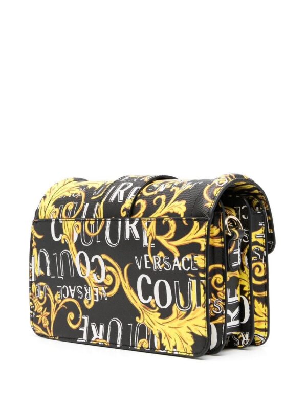 19602234_43830308_1000.jpg Versace Jeans Couture Barocco buckle logo-print print tote bag