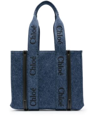 19605640_44922110_1000.jpg Chloé logo-tape detail tote bag