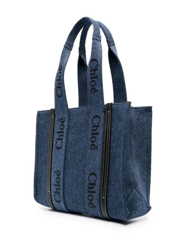 19605640_44936483_1000.jpg Chloé logo-tape detail tote bag