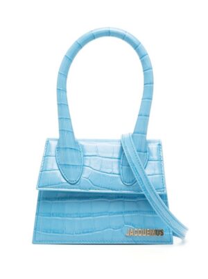 Jacquemus Le Chiquito crocodile-embossed tote bag