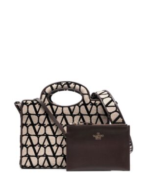19609023_43967144_1000.jpg Valentino Garavani Le Troisième Toile Iconographe leather tote bag