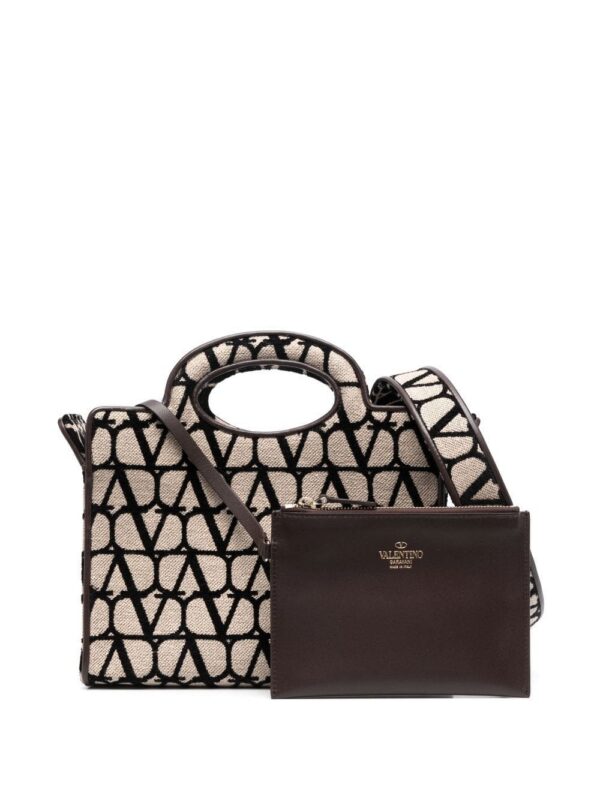 19609023_43967144_1000.jpg Valentino Garavani Le Troisième Toile Iconographe leather tote bag