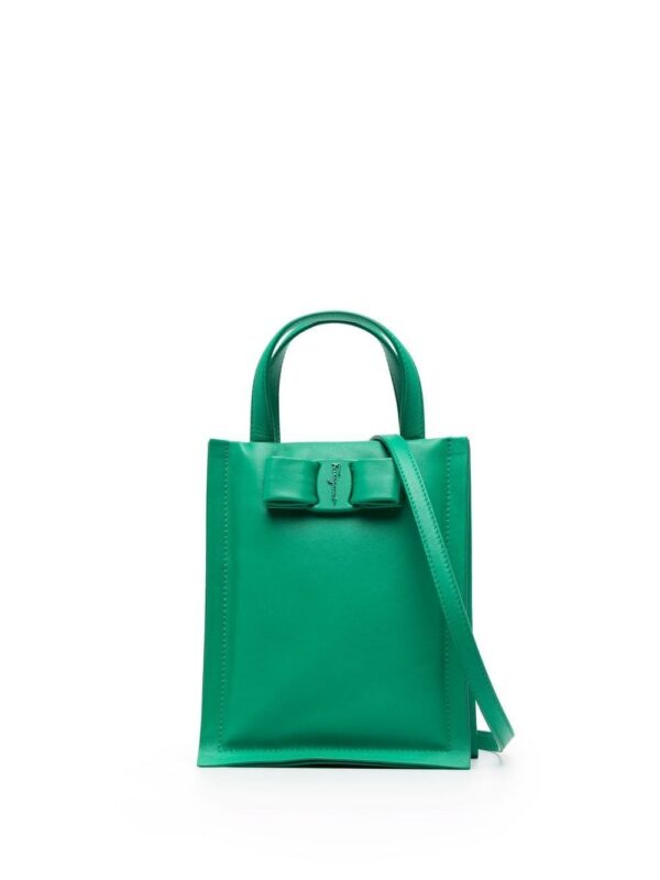 19610118_43937055_1000.jpg Ferragamo Viva bow mini leather tote bag