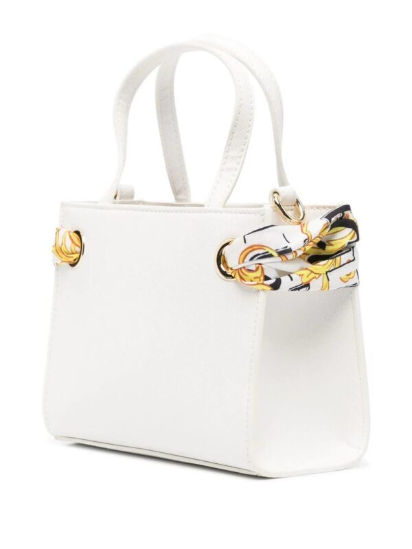 19612698_43961577_1000.jpg Versace Jeans Couture scarf-embellished Barocco tote bag