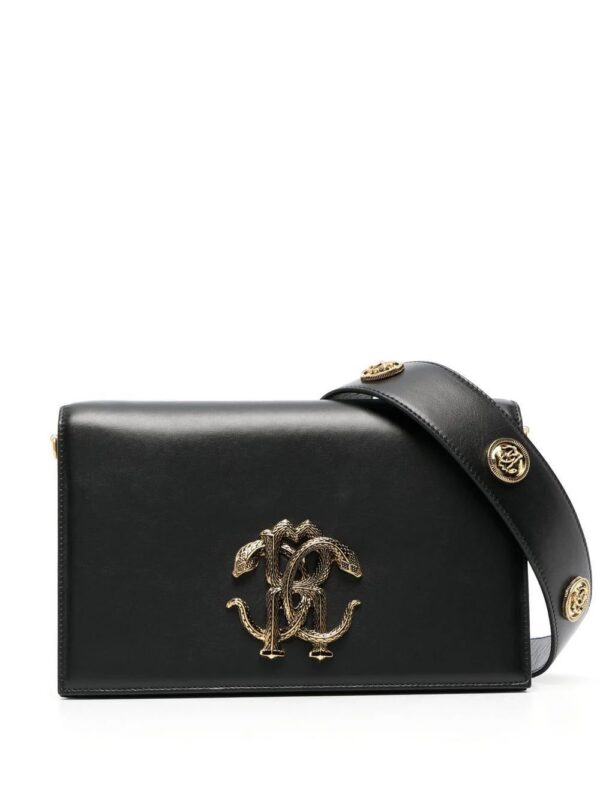 19613299_43930323_1000.jpg Roberto Cavalli logo-plaque embellished-strap bag