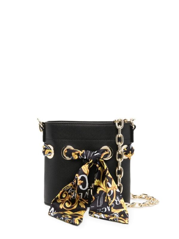 19613703_43957710_1000.jpg Versace Jeans Couture scarf-embellished crossbody bag
