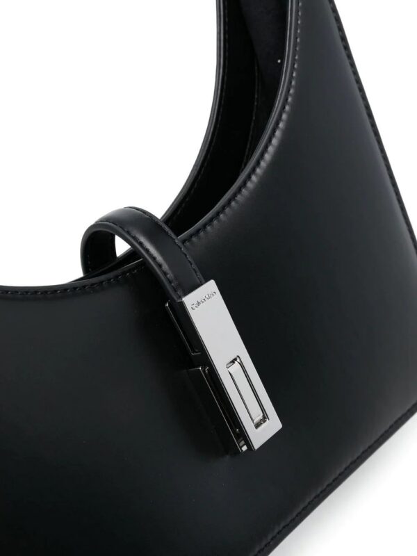 Calvin Klein  logo-engraved shoulder bag