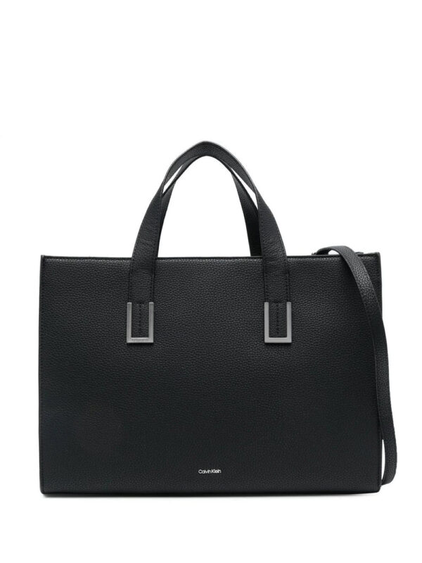 19617126_43954753_1000.jpg Calvin Klein logo-lettering tote bag