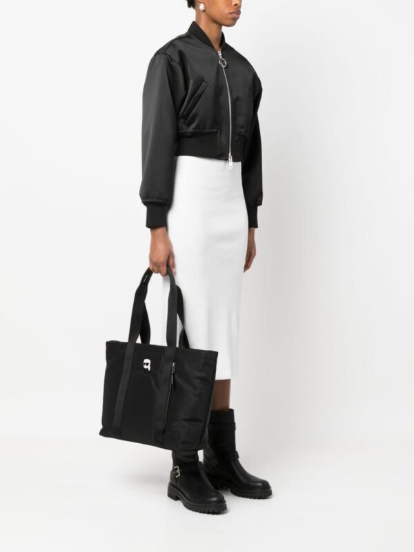 19617344_50831221_1000.jpg Karl Lagerfeld Ikonik zip-top tote bag