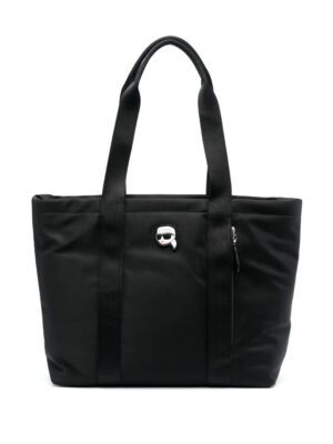 19617344_50831227_1000.jpg Karl Lagerfeld Ikonik zip-top tote bag