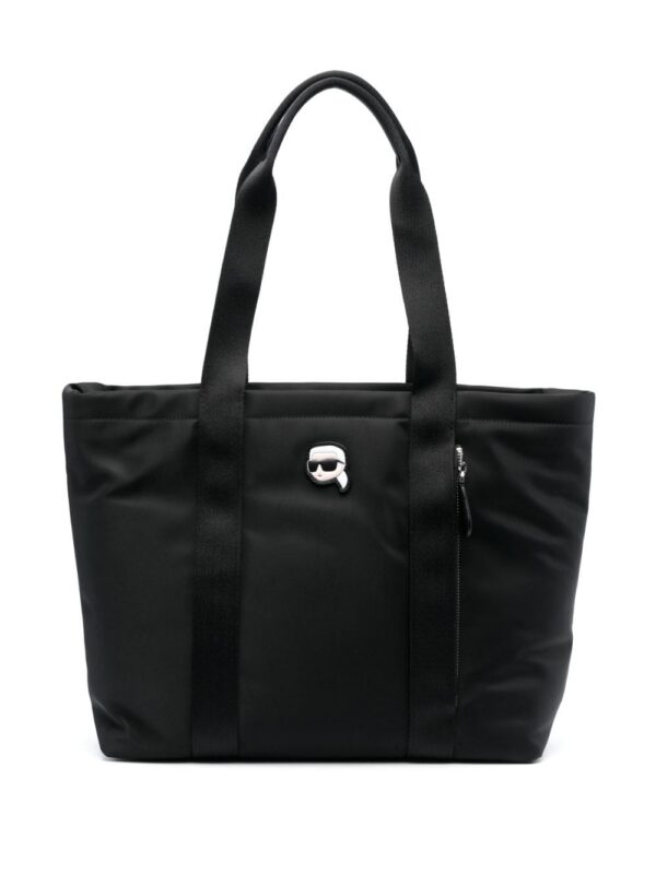 19617344_50831227_1000.jpg Karl Lagerfeld Ikonik zip-top tote bag