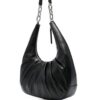 19618046_44188819_1000.jpg Calvin Klein ruched chain-link shoulder bag