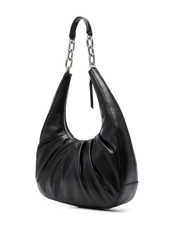 19618046_44188819_1000.jpg Calvin Klein ruched chain-link shoulder bag
