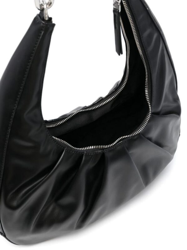 19618046_44188828_1000.jpg Calvin Klein ruched chain-link shoulder bag