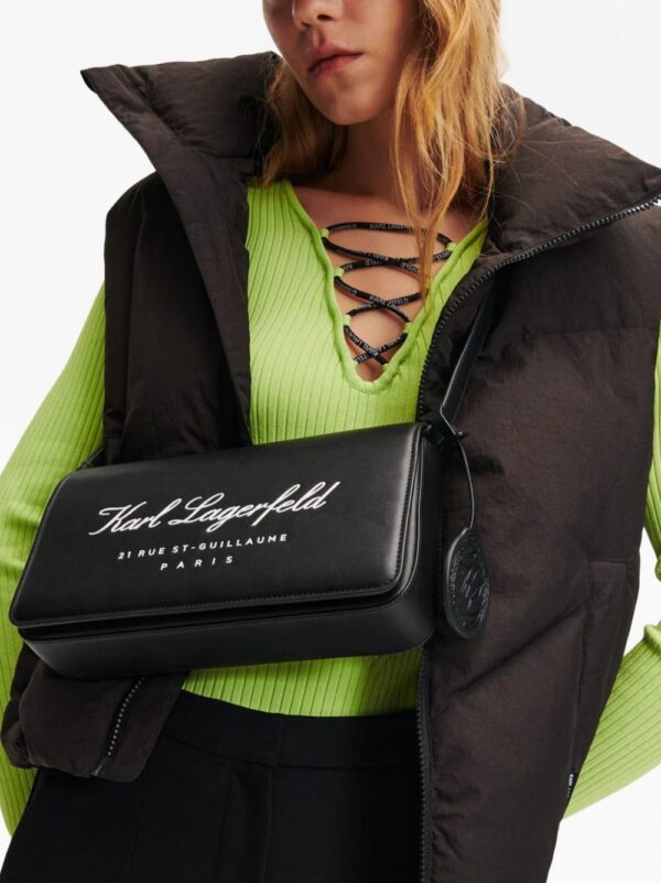 19618290_51063759_1000.jpg Karl Lagerfeld Hotel Karl logo-print bag