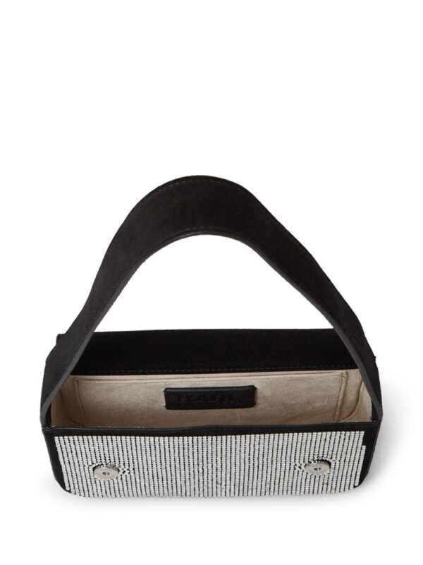 19618376_45166197_1000.jpg Karl Lagerfeld IKON K small Flap crystal-embellished shoulder bag