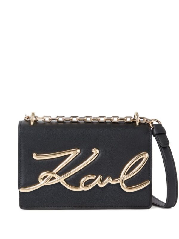 19619240_51138732_1000.jpg Karl Lagerfeld Signature leather shoulder bag