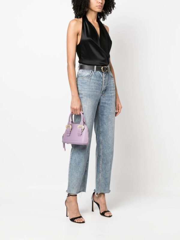 Versace Jeans Couture  faux leather mini tote bag