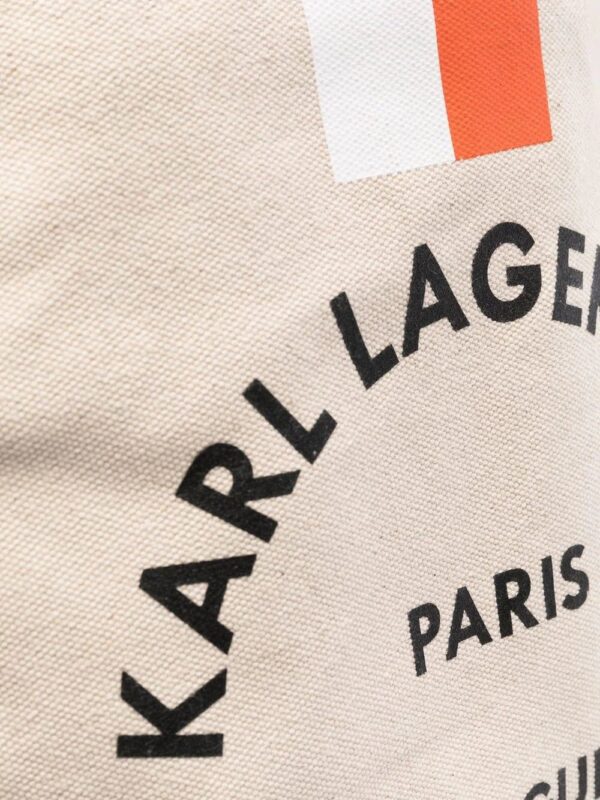 19641444_44193322_1000.jpg Karl Lagerfeld Rue St-Guillaume canvas tote bag