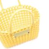 MSGM  logo-plaque woven tote bag