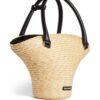 Balenciaga  medium raffia tote bag