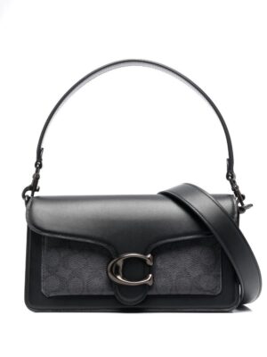 19658980_43951411_1000.jpg Coach logo-plaque leather shoulder bag