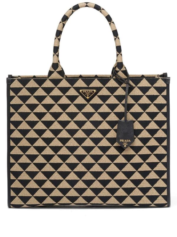19663698_43914359_1000.jpg Prada Symbole triangle-pattern tote bag