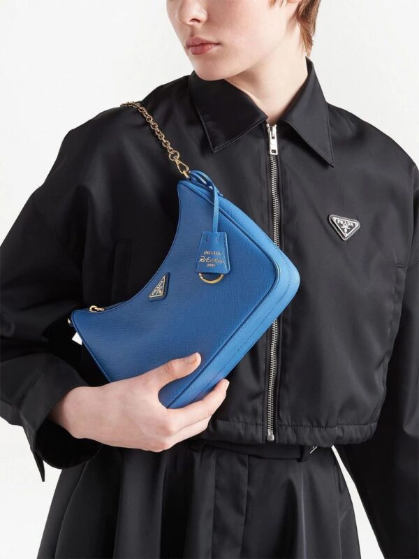 Prada  Re-Edition 2005 leather shoulder bag