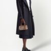 Prada Symbole embroidered top-handle bag