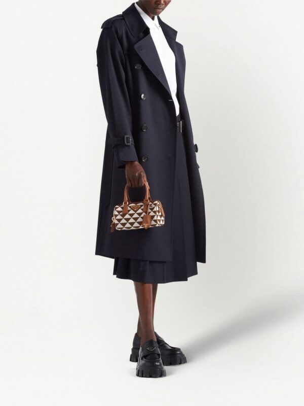 Prada Symbole embroidered top-handle bag