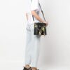 Versace Jeans Couture  logo-lettering scarf-detail tote bag