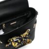 Versace Jeans Couture  logo-lettering scarf-detail tote bag