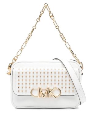Michael Michael Kors  logo-plaque leather crossbody bag