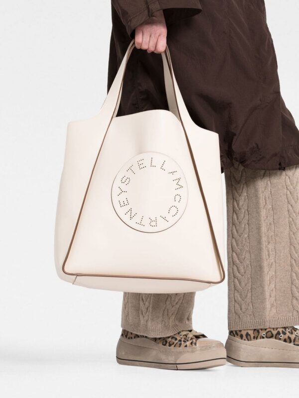 Stella McCartney Stella Logo square tote bag