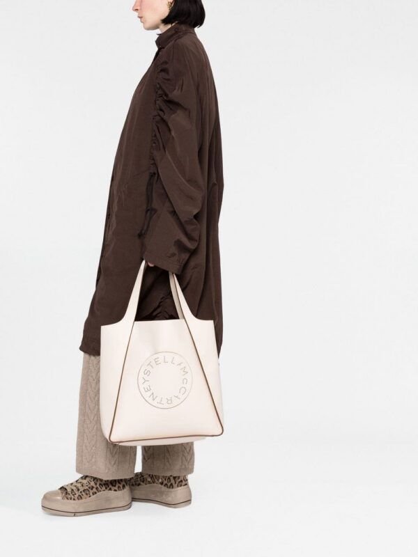 Stella McCartney Stella Logo square tote bag