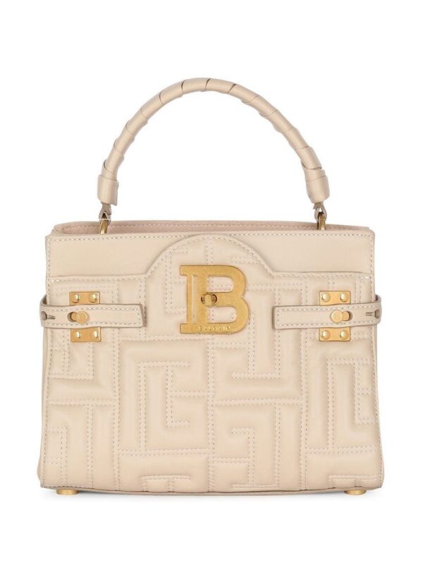 19684833_43975255_1000.jpg Balmain B-Buzz 22 quilted leather tote bag