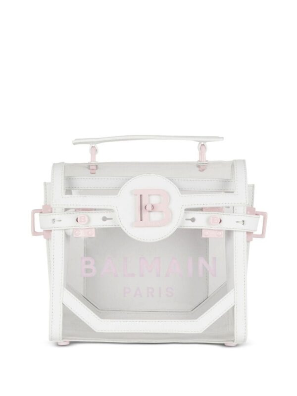 19684867_44763149_1000.jpg Balmain logo-print transparent crossbody bag
