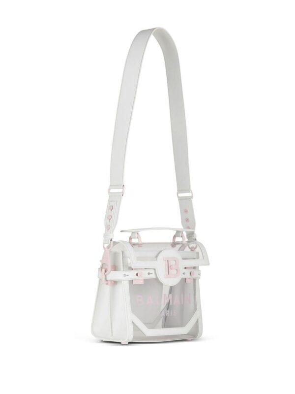 19684867_44763151_1000.jpg Balmain logo-print transparent crossbody bag
