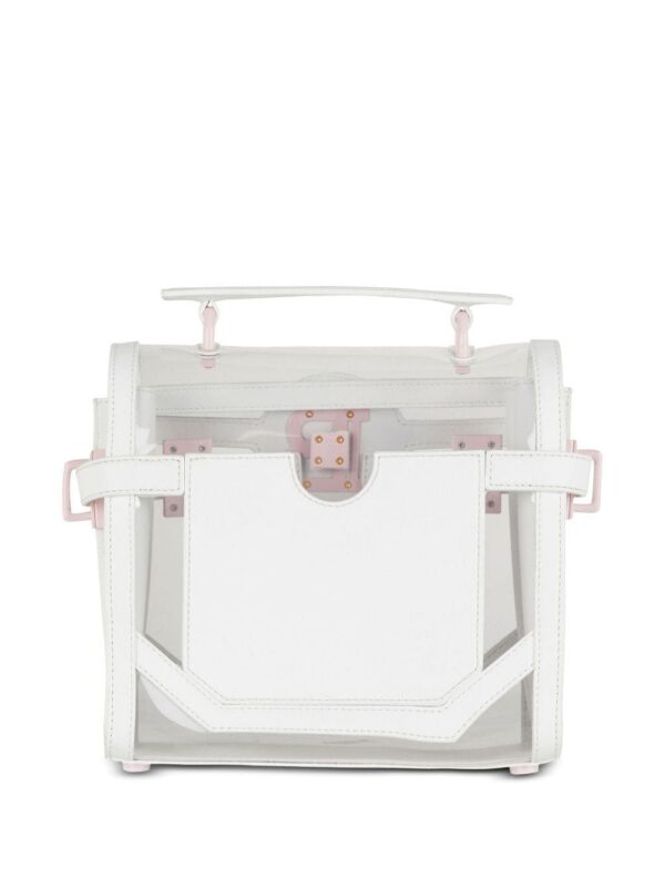 19684867_44763152_1000.jpg Balmain logo-print transparent crossbody bag