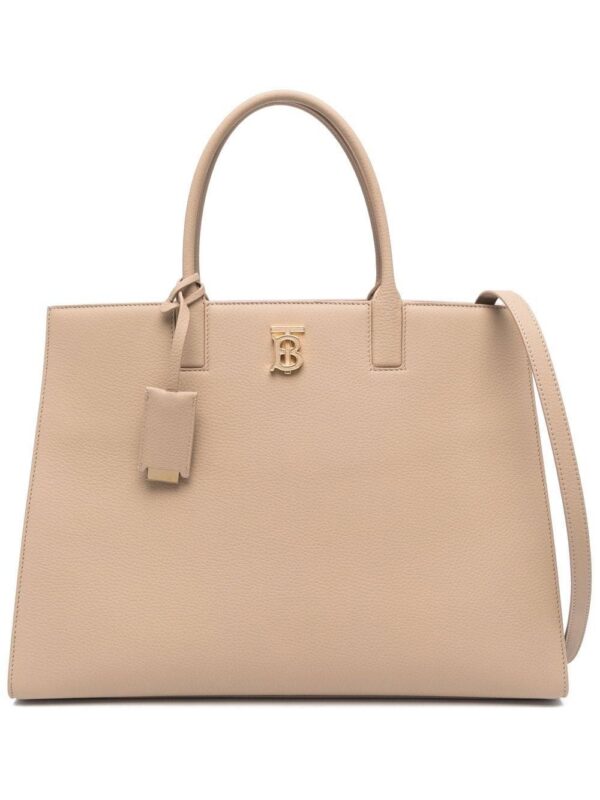 19687025_44034032_1000.jpg Burberry logo-plaque tote bag
