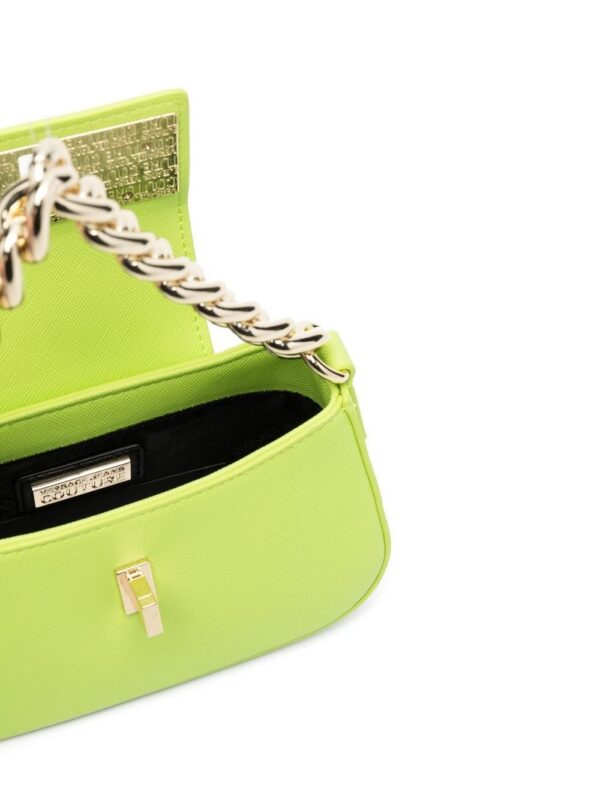 19689149_44032392_1000_e39bef76-5c70-4788-98e7-bdcfcf30303d.jpg Versace Jeans Couture logo-plaque chain-trim shoulder bag