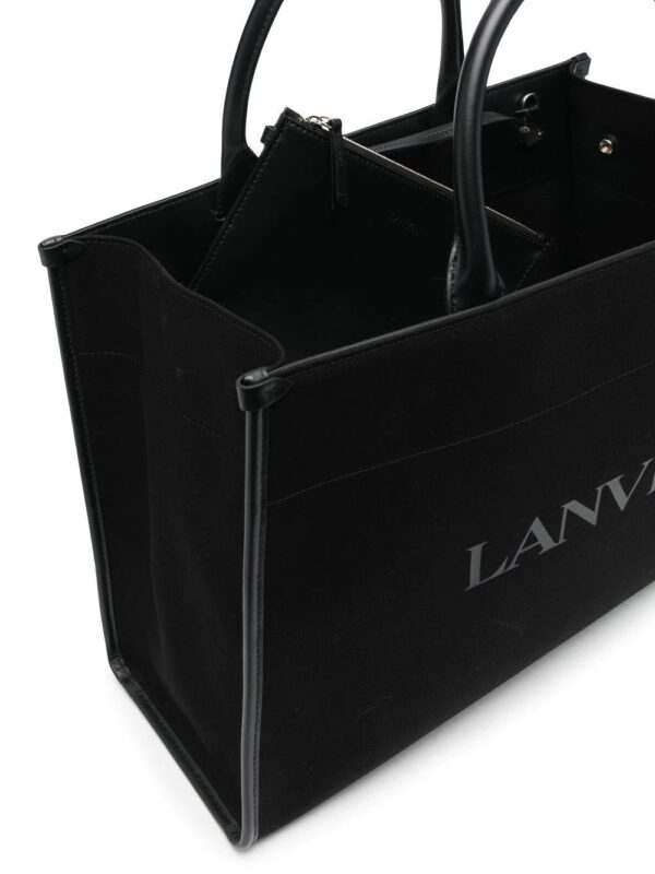 19689850_44112008_1000.jpg Lanvin logo-print leather tote bag