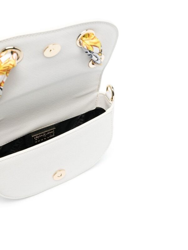 Versace Jeans Couture baroque-print detail shoulder bag