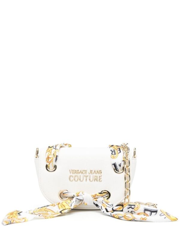 Versace Jeans Couture baroque-print detail shoulder bag