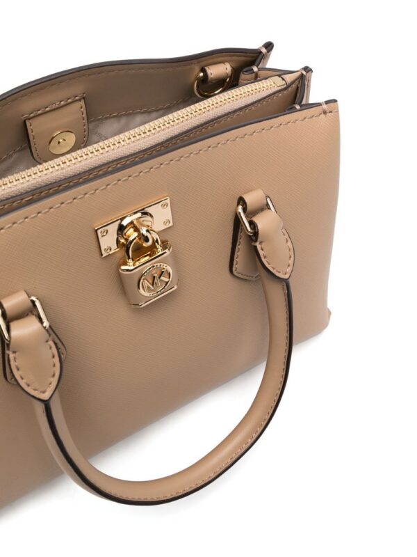19696895_44191145_1000.jpg Michael Michael Kors logo-plaque leather tote bag