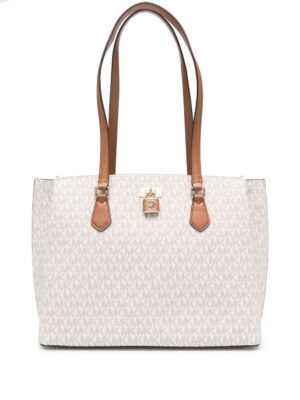 19697424_44190538_1000.jpg Michael Michael Kors monogram-pattern large tote bag