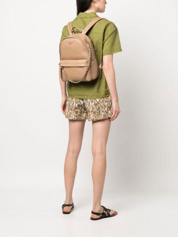 19697438_44288695_1000.jpg Michael Michael Kors logo-plaque leather backpack